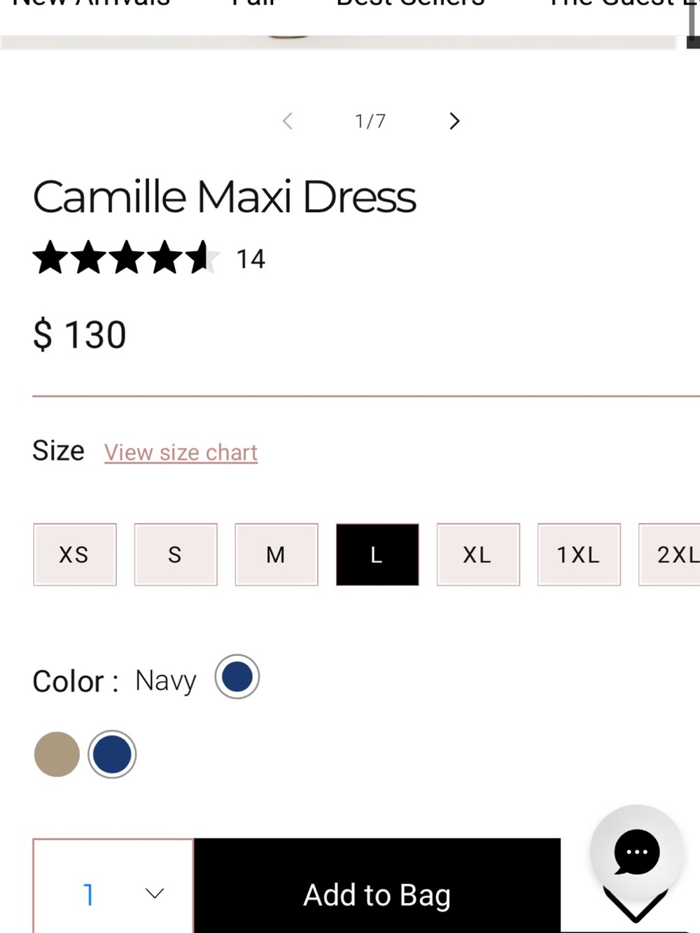 Baltic Born Navy Button-Front Tiered Maxi Dress with Puff Sleeves - Picture 3 of 4